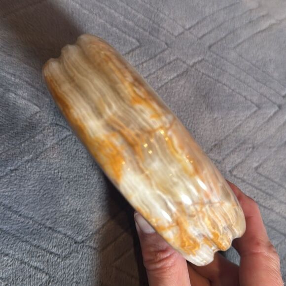 Gorgeous Natural Stone Ashtray or Trinket Box Heavy BRAND NEW - Picture 3 of 12